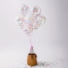 Balony lateksowe na urodziny konfetti 5 szt